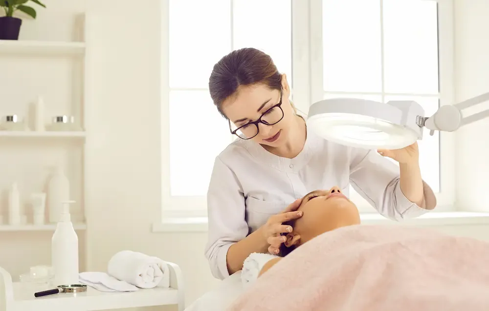 Individual skin analysis and consultation between patient and practitioner